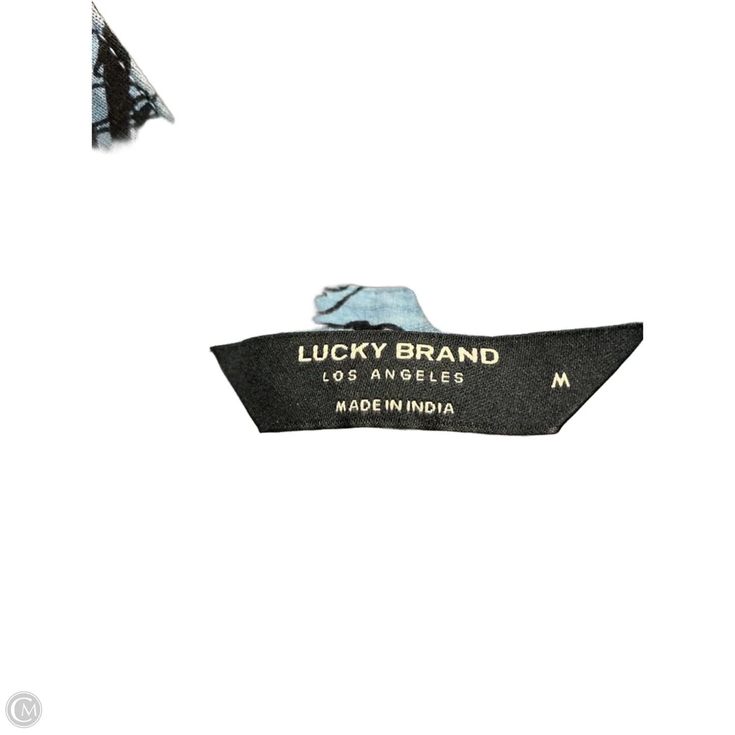 Top Long Sleeve By Lucky Brand In Blue, Size: M
