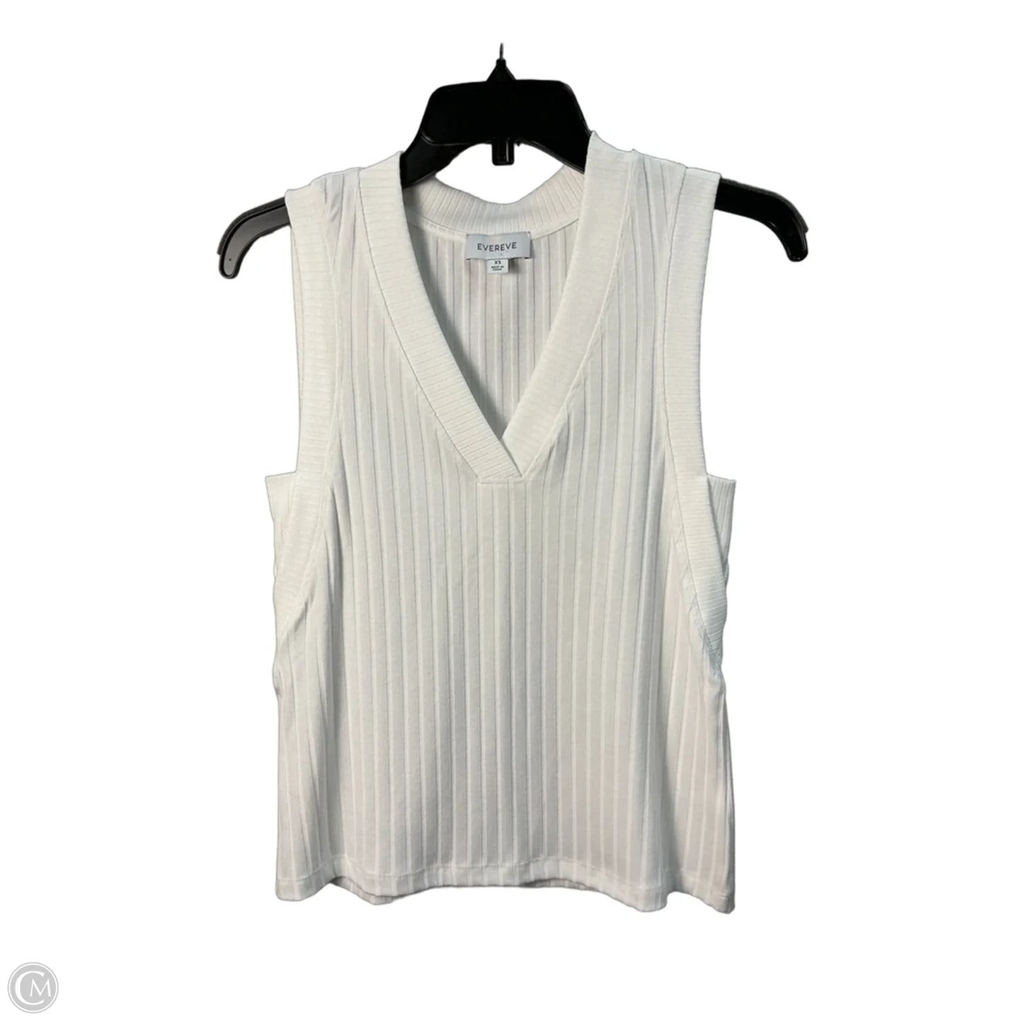 Top Sleeveless By Evereve In White, Size: Xs