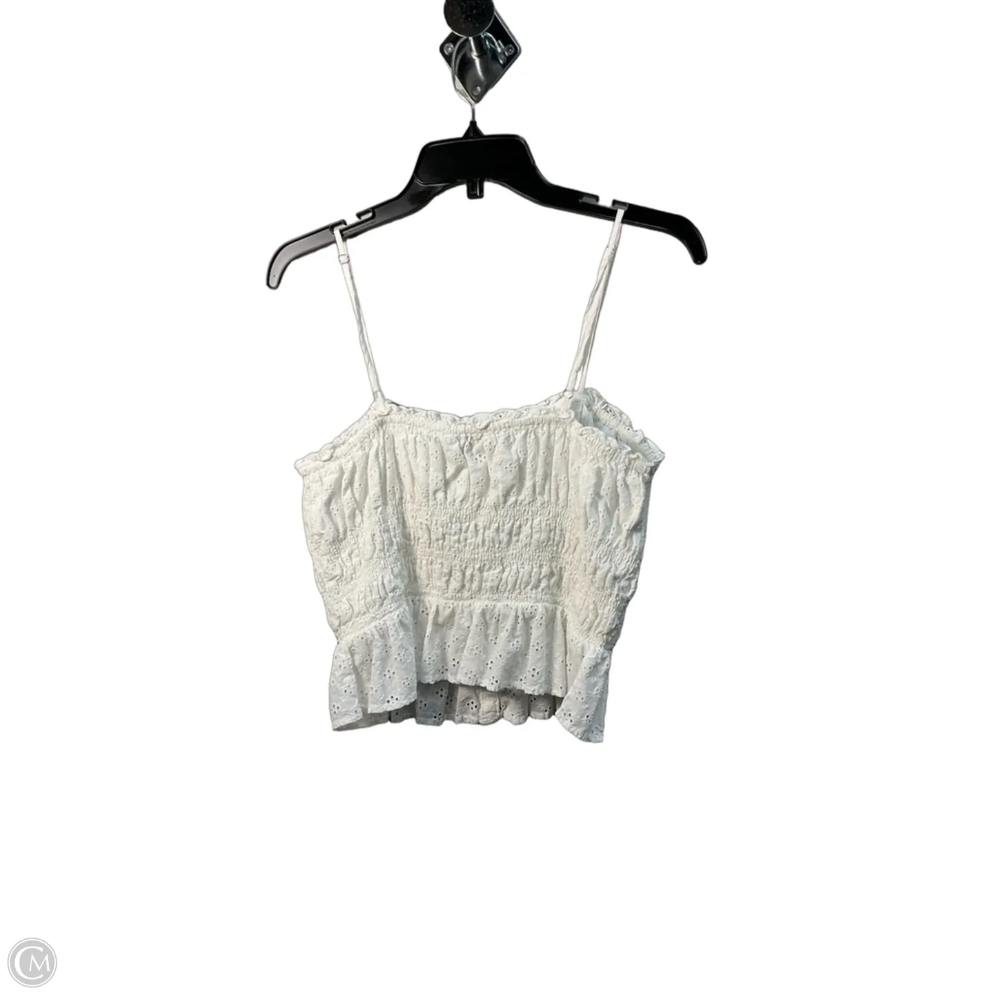 Top Sleeveless By Loft In White, Size: S