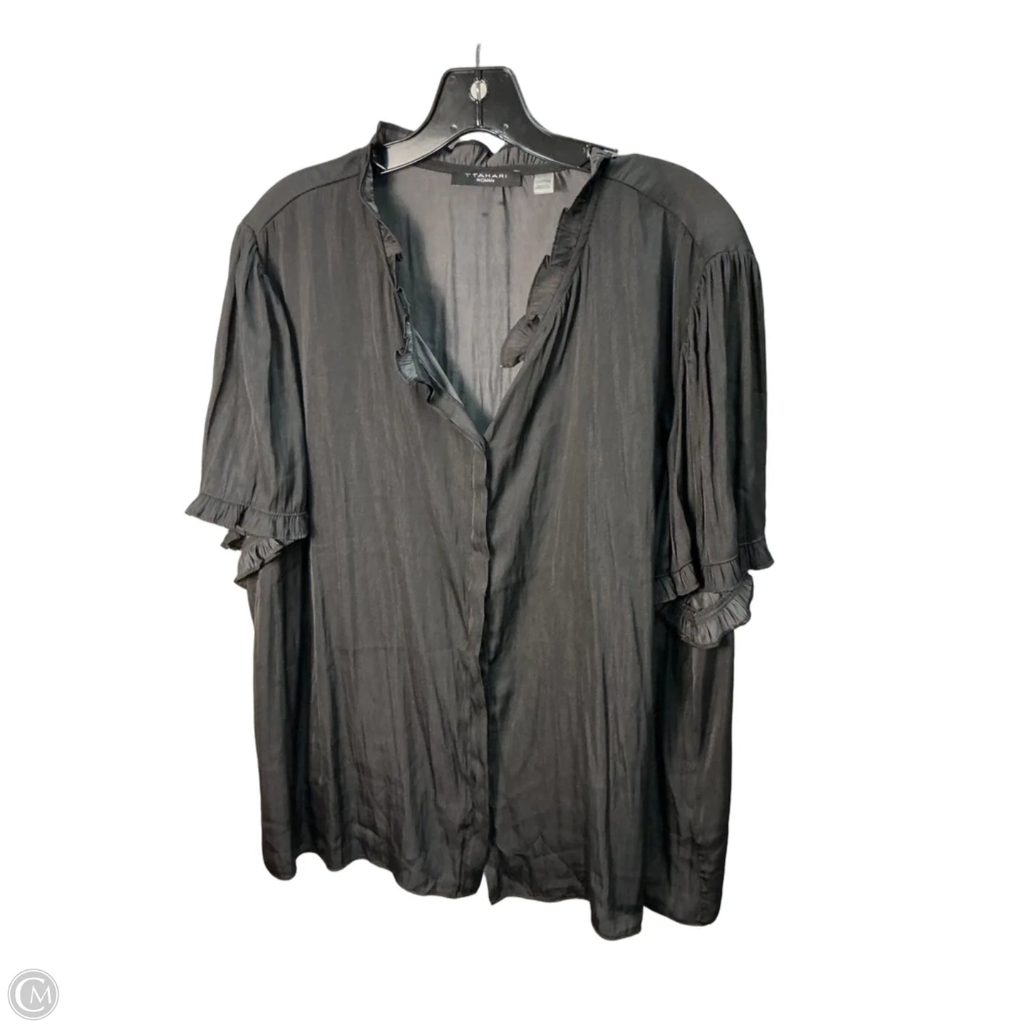 Top Sleeveless By T Tahari In Black, Size: 26