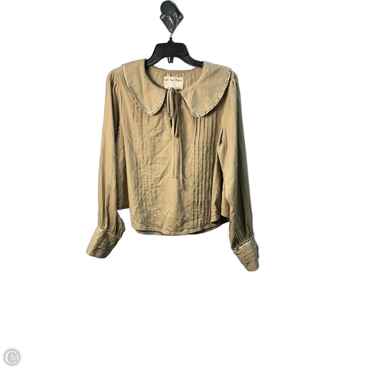 Top Long Sleeve By We The Free In Green, Size: S