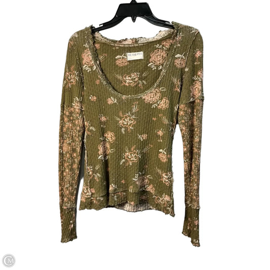 Top Long Sleeve By We The Free In Green, Size: S