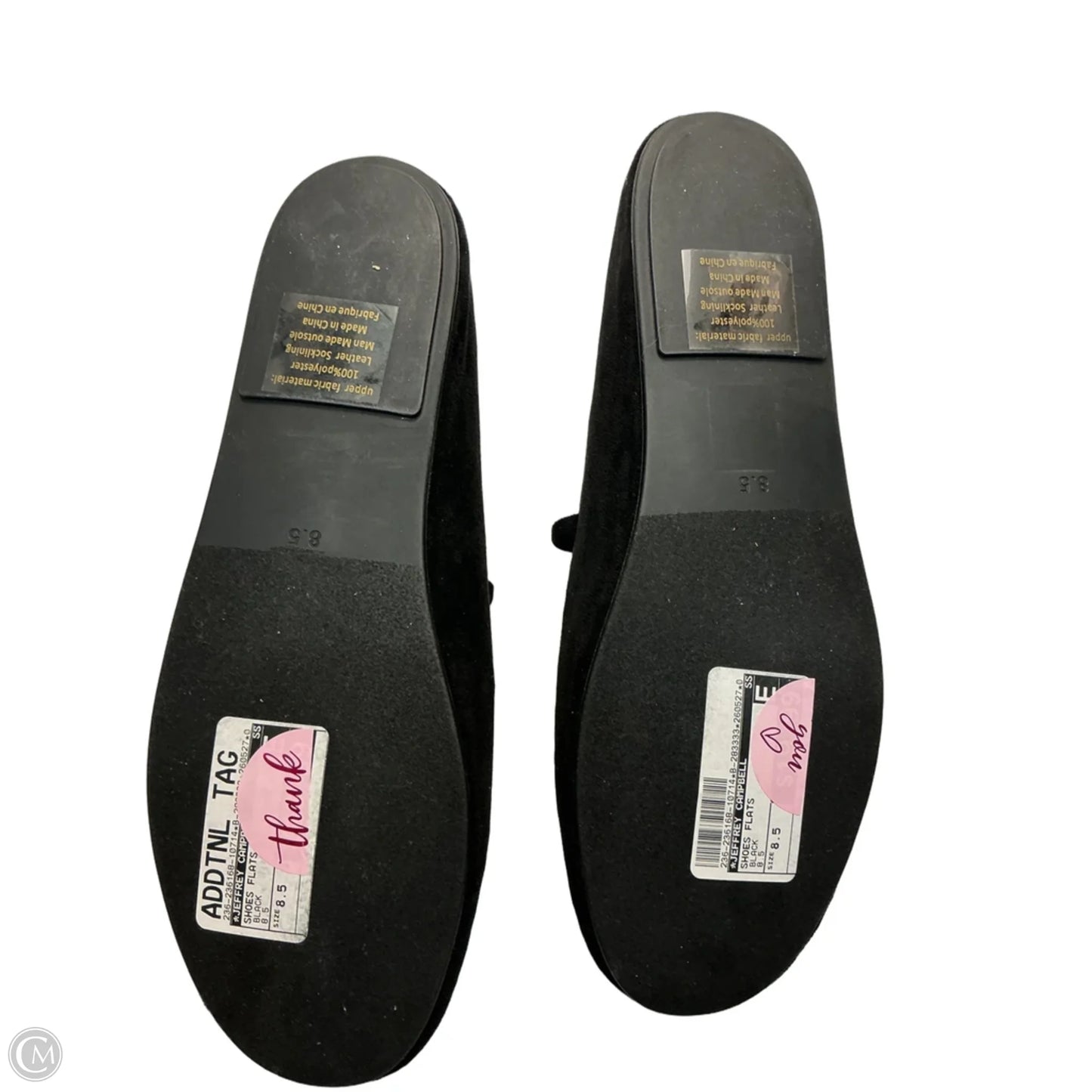 Shoes Flats By Jeffrey Campbell In Black, Size: 8.5