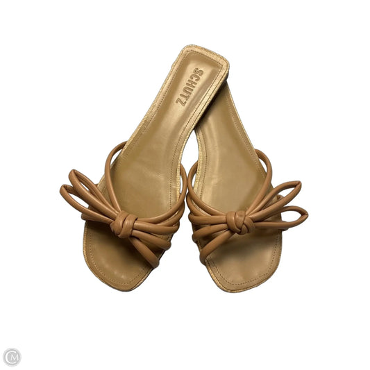 Sandals Flats By Schutz In Tan, Size: 8.5