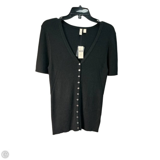 Top Short Sleeve By Anthropologie In Black, Size: Xl