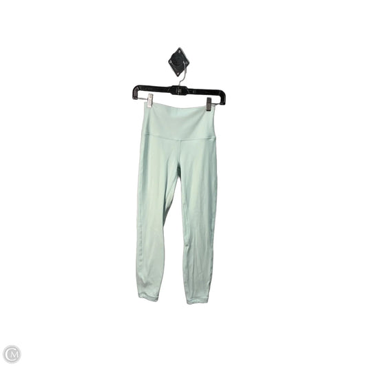 Athletic Leggings By Lululemon In Green, Size: S