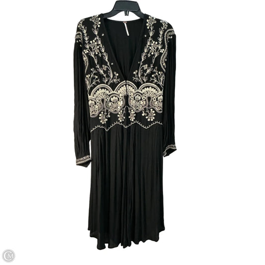 Dress Casual Midi By Free People In Black, Size: S