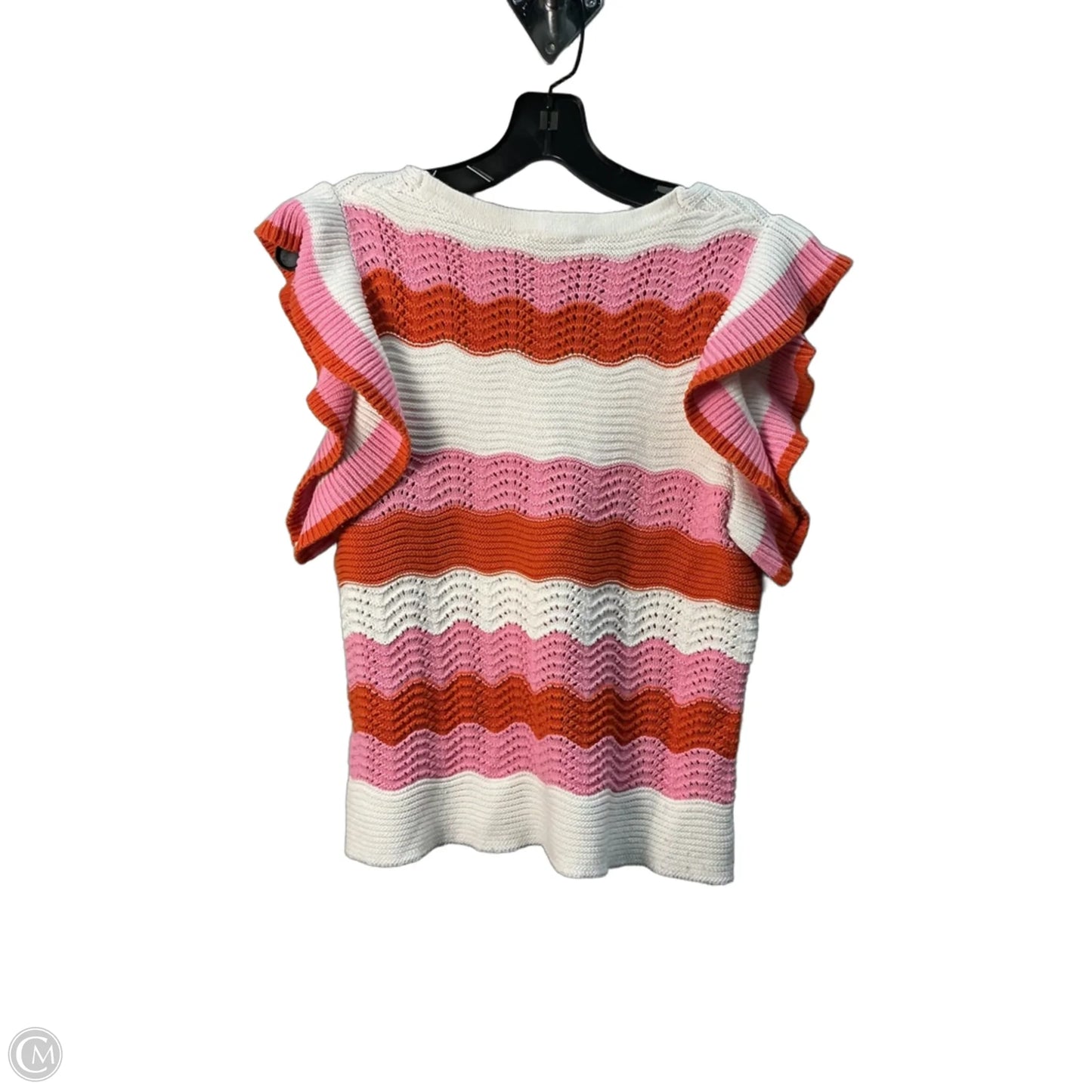 Top Sleeveless By Thml In Orange & Pink, Size: S
