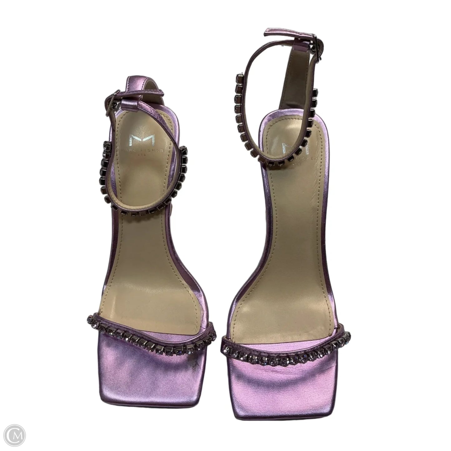 Sandals Heels Stiletto By Marc Fisher In Purple, Size: 7