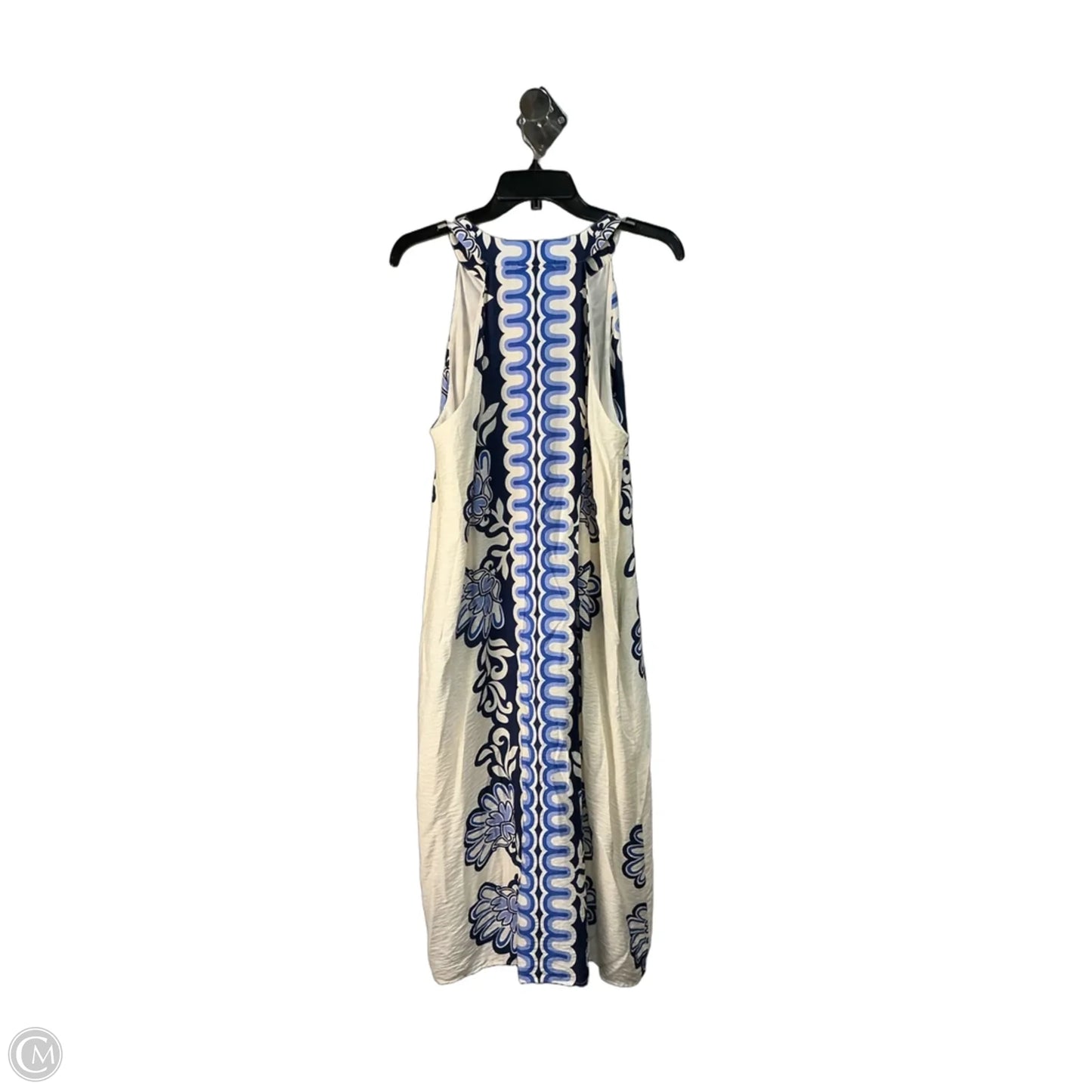 Dress Casual Maxi By Thml In Cream & Orange, Size: L