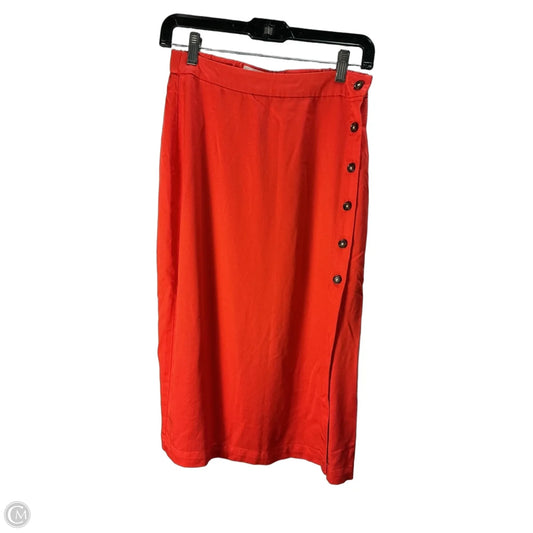 Skirt Midi By Marine Layer In Orange, Size: S