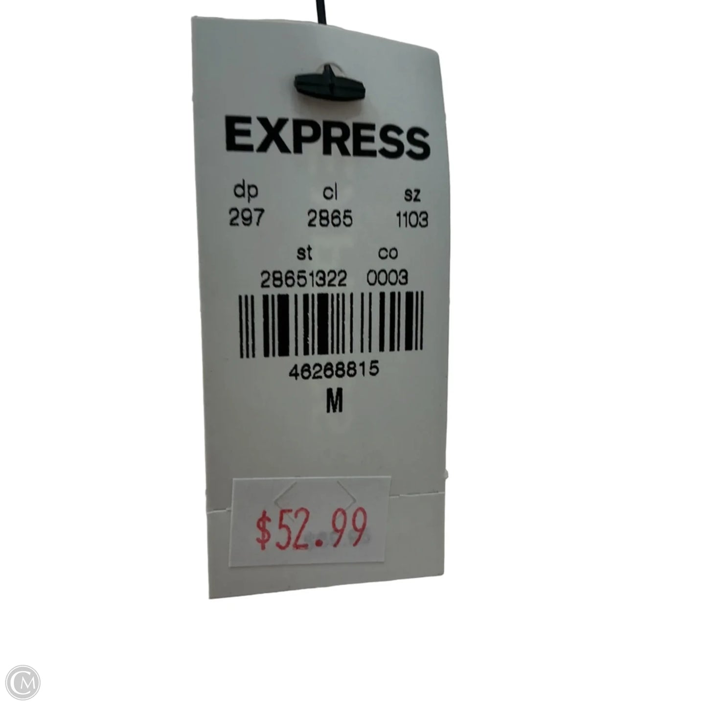 Top Long Sleeve By Express In Cream, Size: M