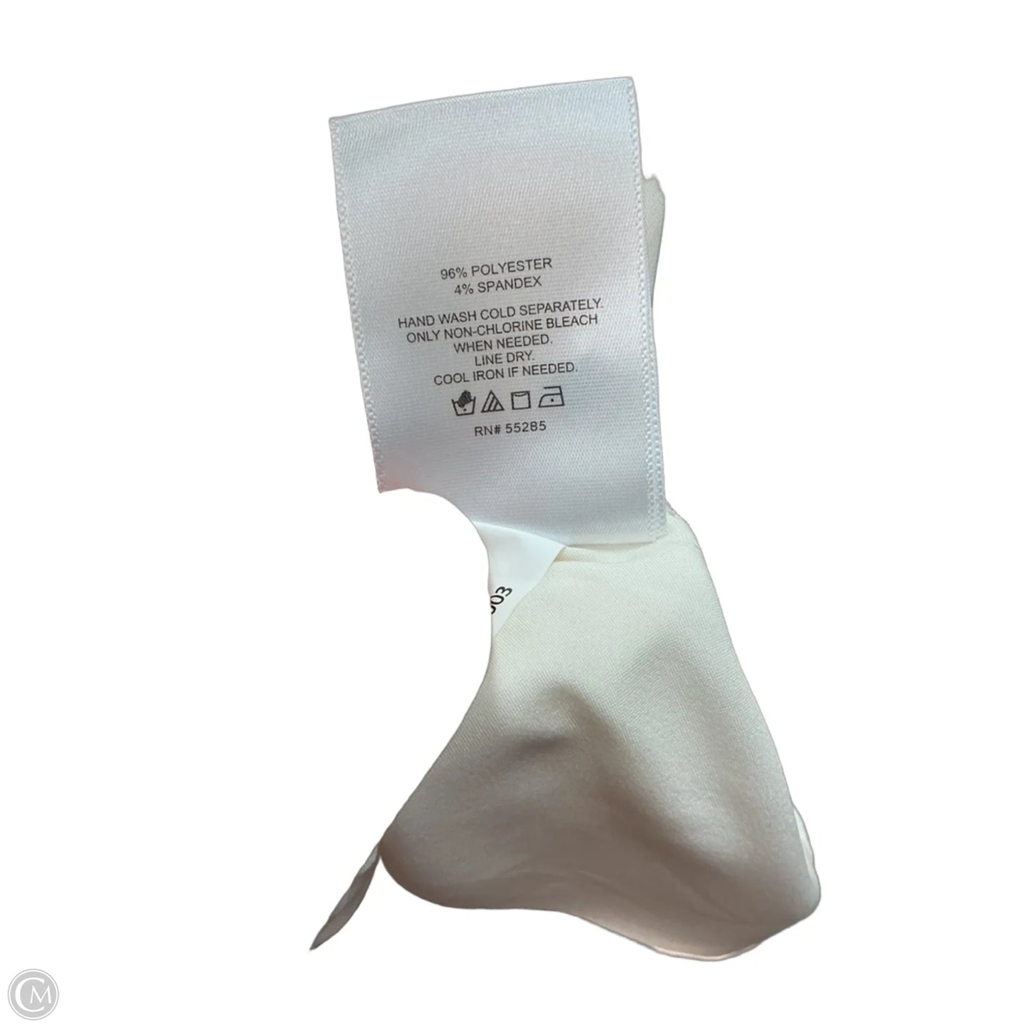 Top Long Sleeve By Express In Cream, Size: M
