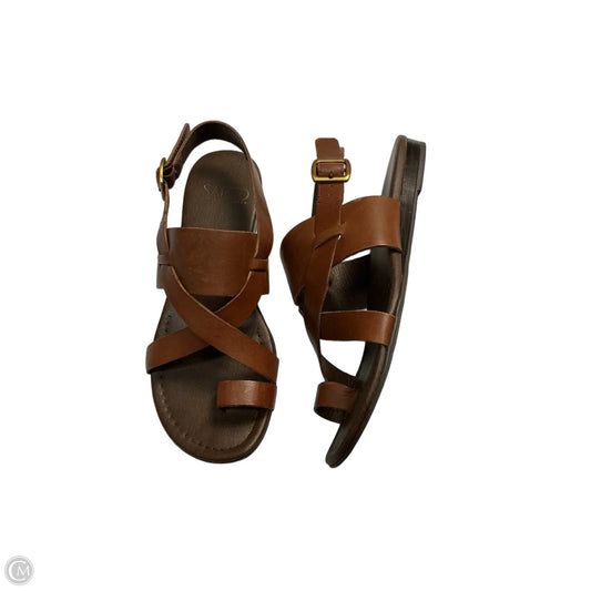 Sandals Flats By Franco Sarto In Brown, Size: 6