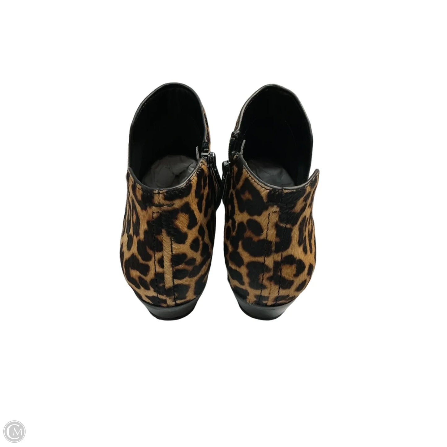 Boots Ankle Heels By Franco Sarto In Animal Print, Size: 6