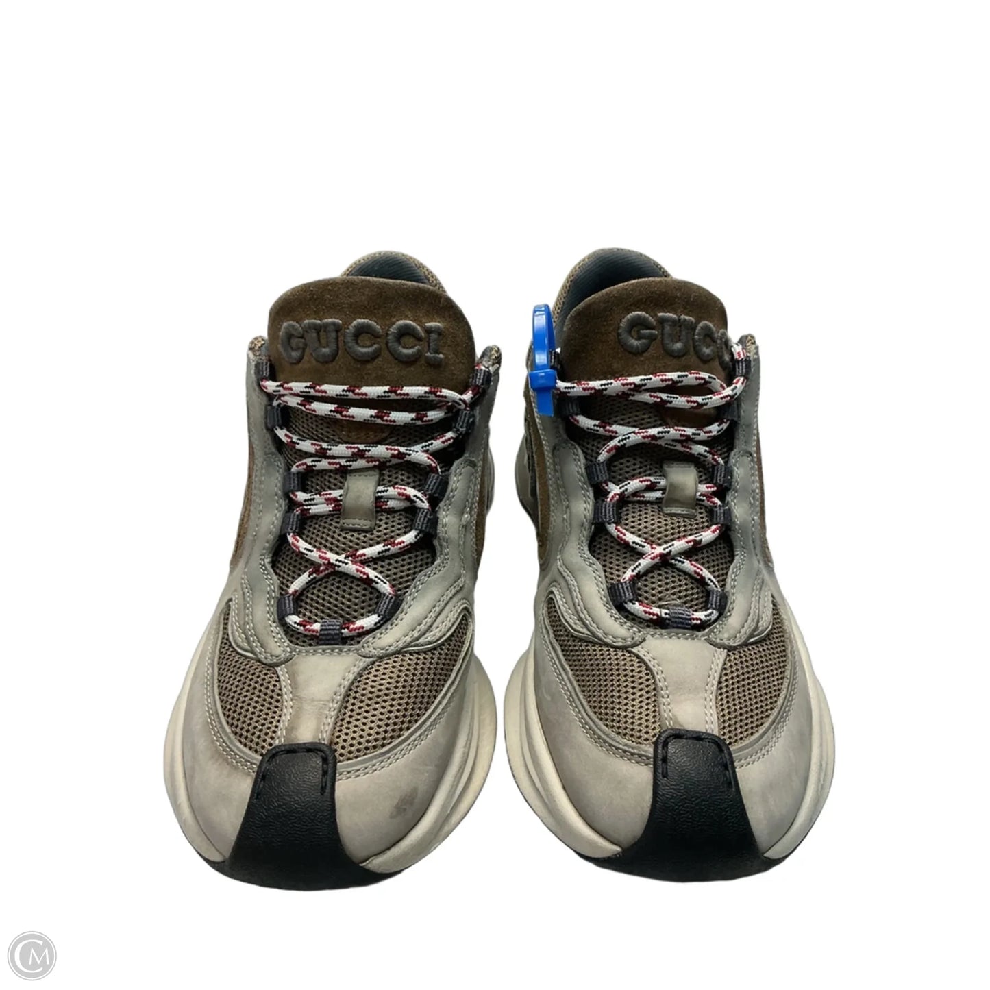 Shoes Luxury Designer By Gucci In Brown, Size: 8