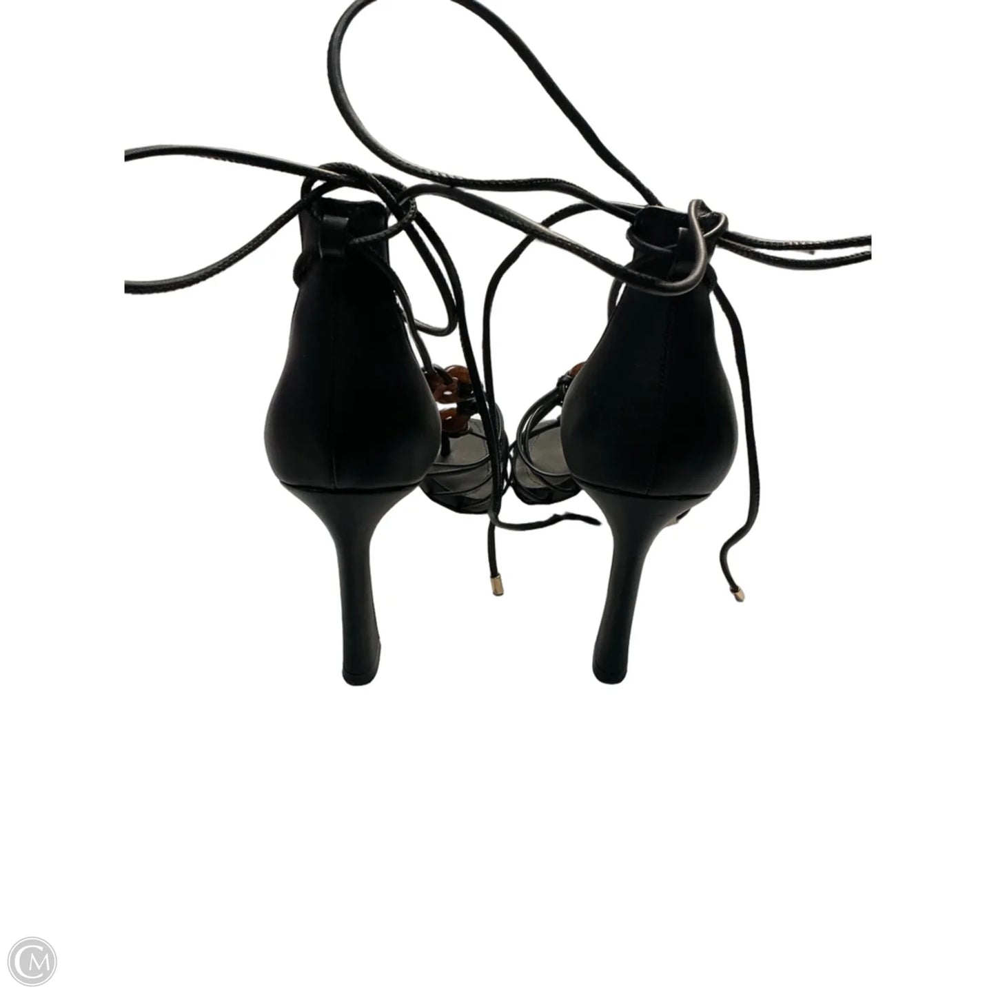 Sandals Heels Stiletto By Jessica Simpson In Black, Size: 9.5