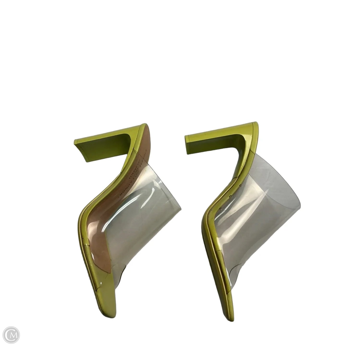 Sandals Heels Block By Chinese Laundry In Green, Size: 9.5