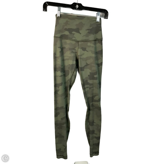 Athletic Leggings By Lululemon In Camouflage Print, Size: 2