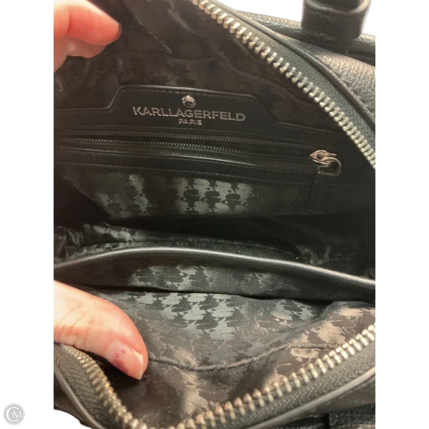 Crossbody Designer By Karl Lagerfeld, Size: Medium