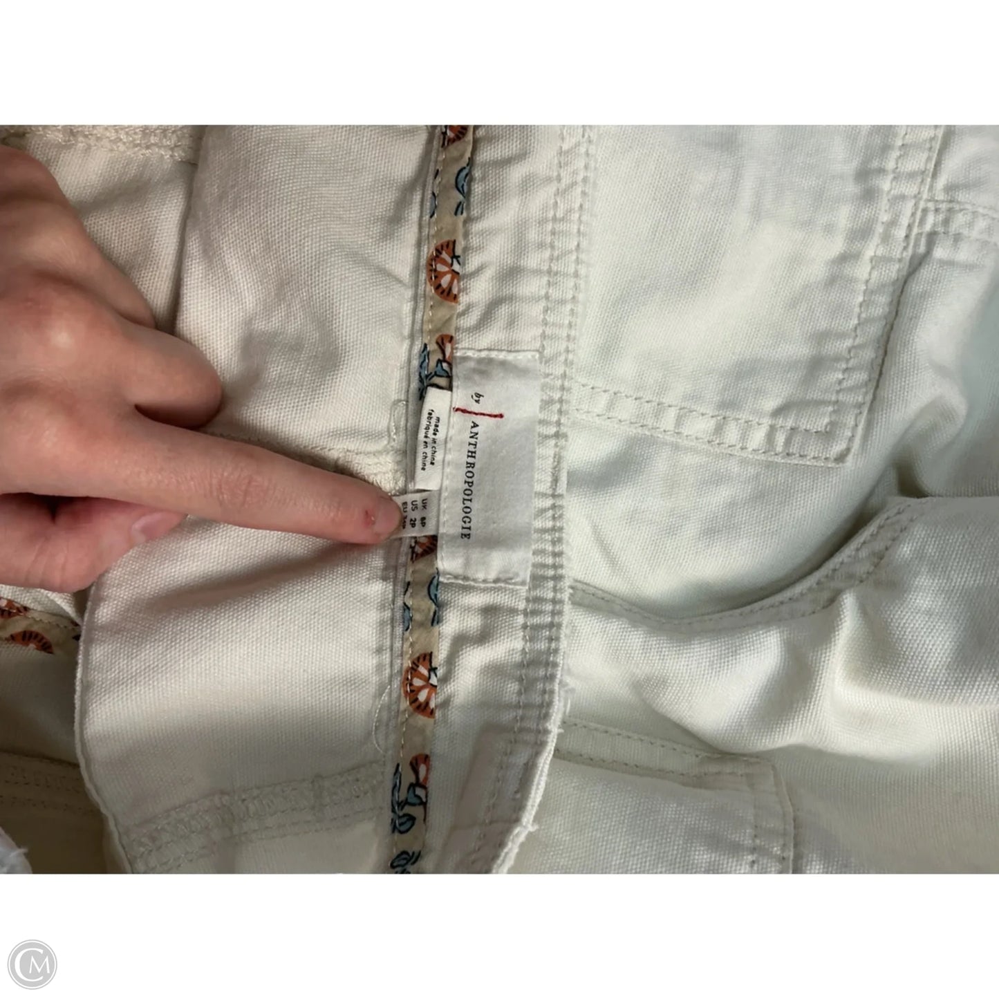 Pants Cargo & Utility By Anthropologie In Cream, Size: 2