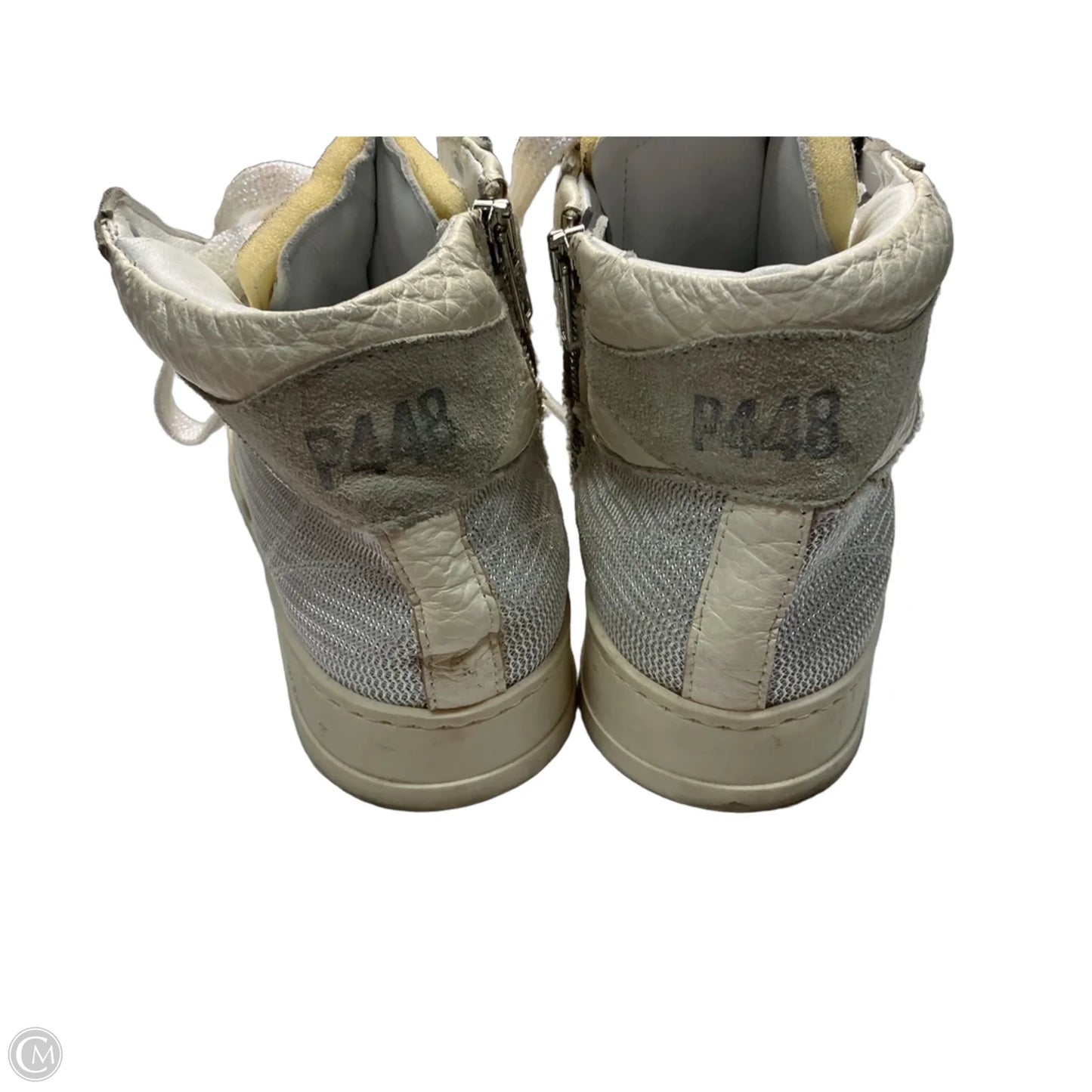 Shoes Sneakers By P448 In Cream, Size: 10