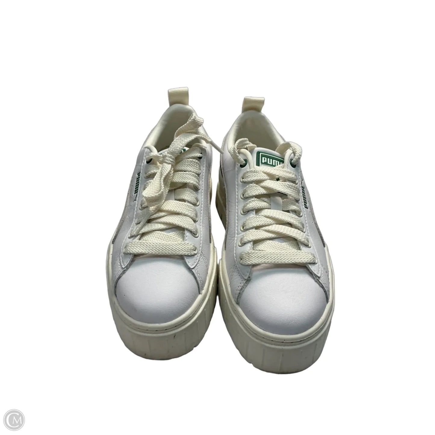 Shoes Sneakers By Puma In Green, Size: 6.5