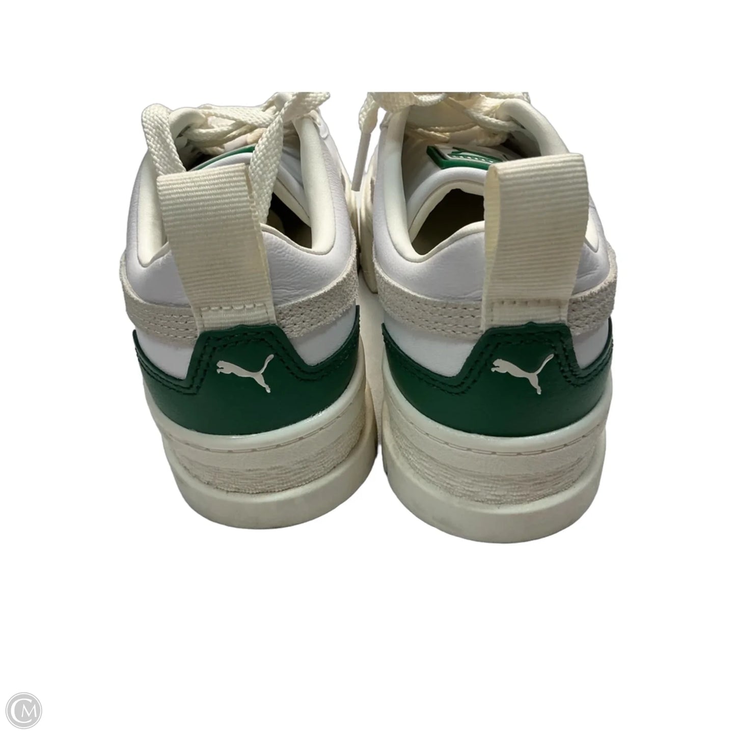 Shoes Sneakers By Puma In Green, Size: 6.5