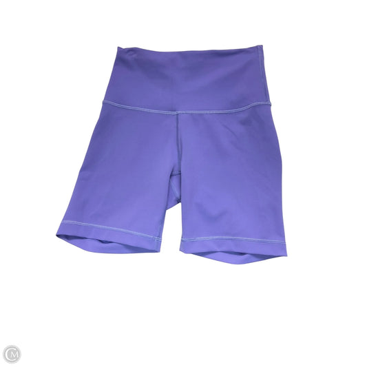Athletic Shorts By Lululemon In Purple, Size: 4