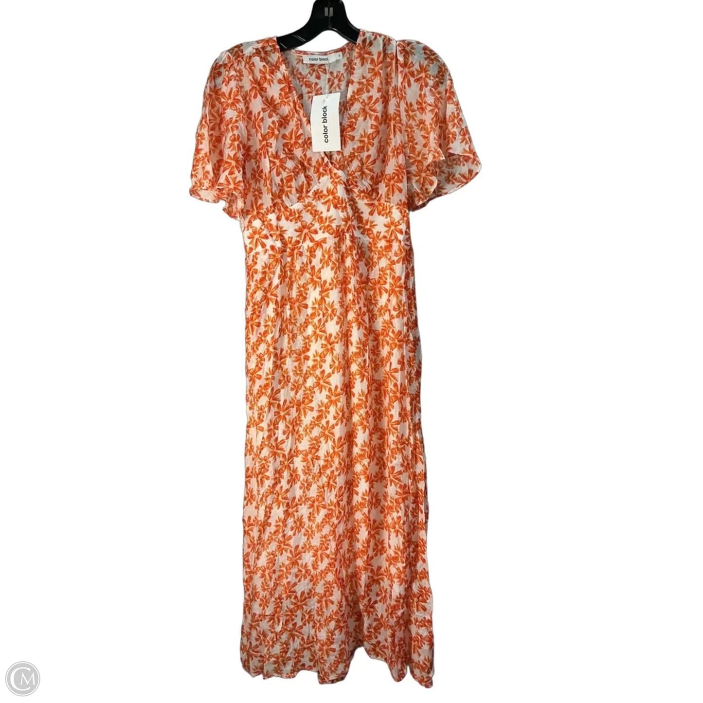 Dress Casual Maxi By Clothes Mentor In Orange, Size: S