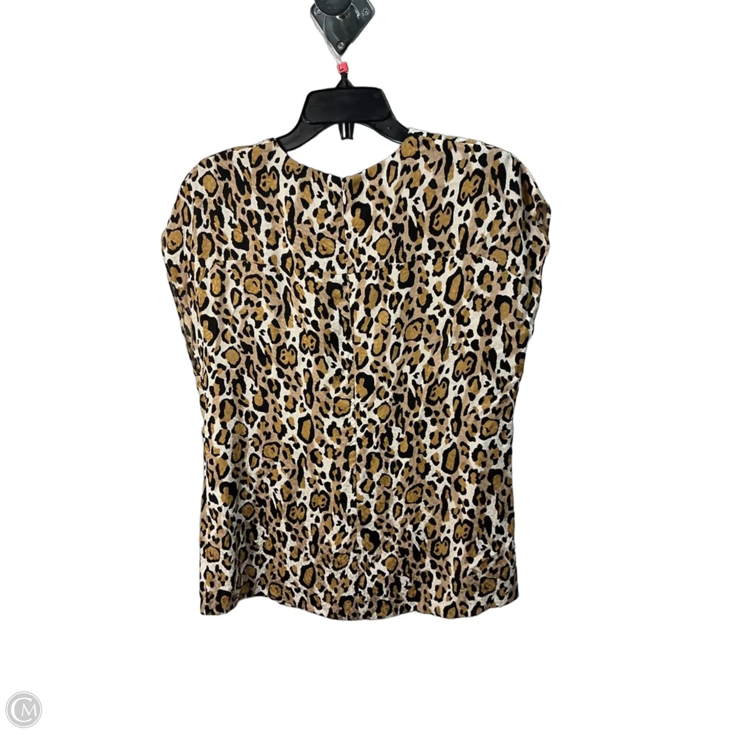 Top Sleeveless Designer By Tory Burch In Animal Print, Size: L