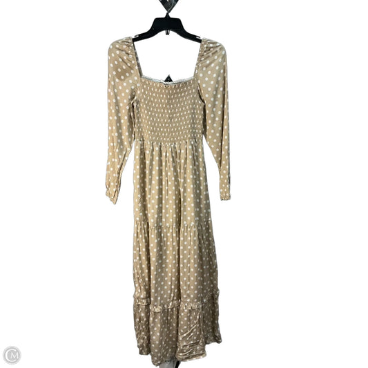 Dress Casual Maxi By Dolan Left Coast In Brown, Size: S