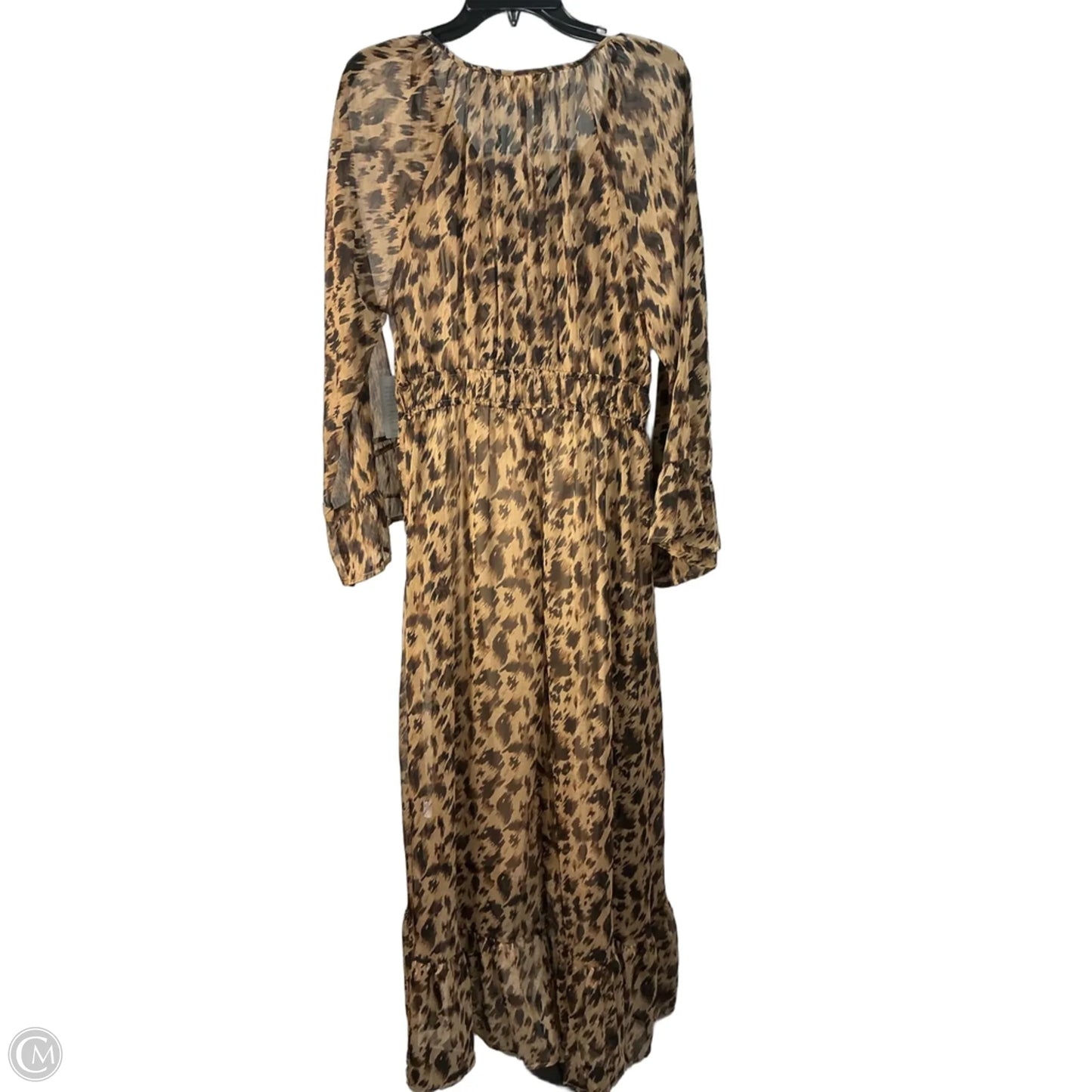 Dress Casual Maxi By Melloday In Animal Print, Size: M