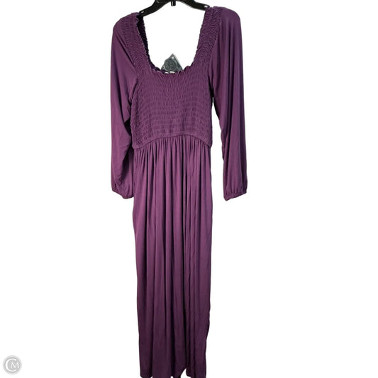 Dress Casual Maxi By Nordstrom In Purple, Size: S