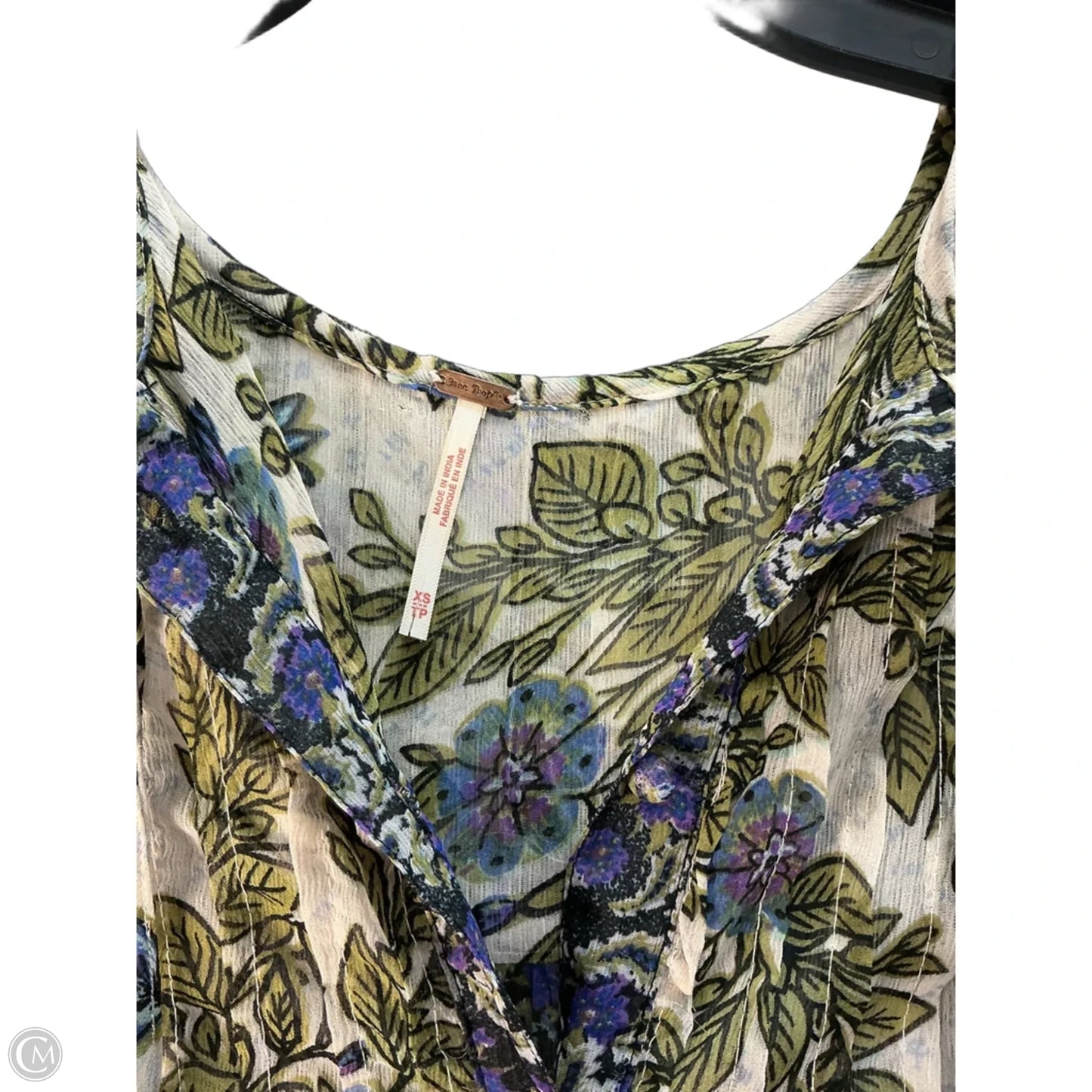 Dress Casual Maxi By Free People In Green, Size: Xs
