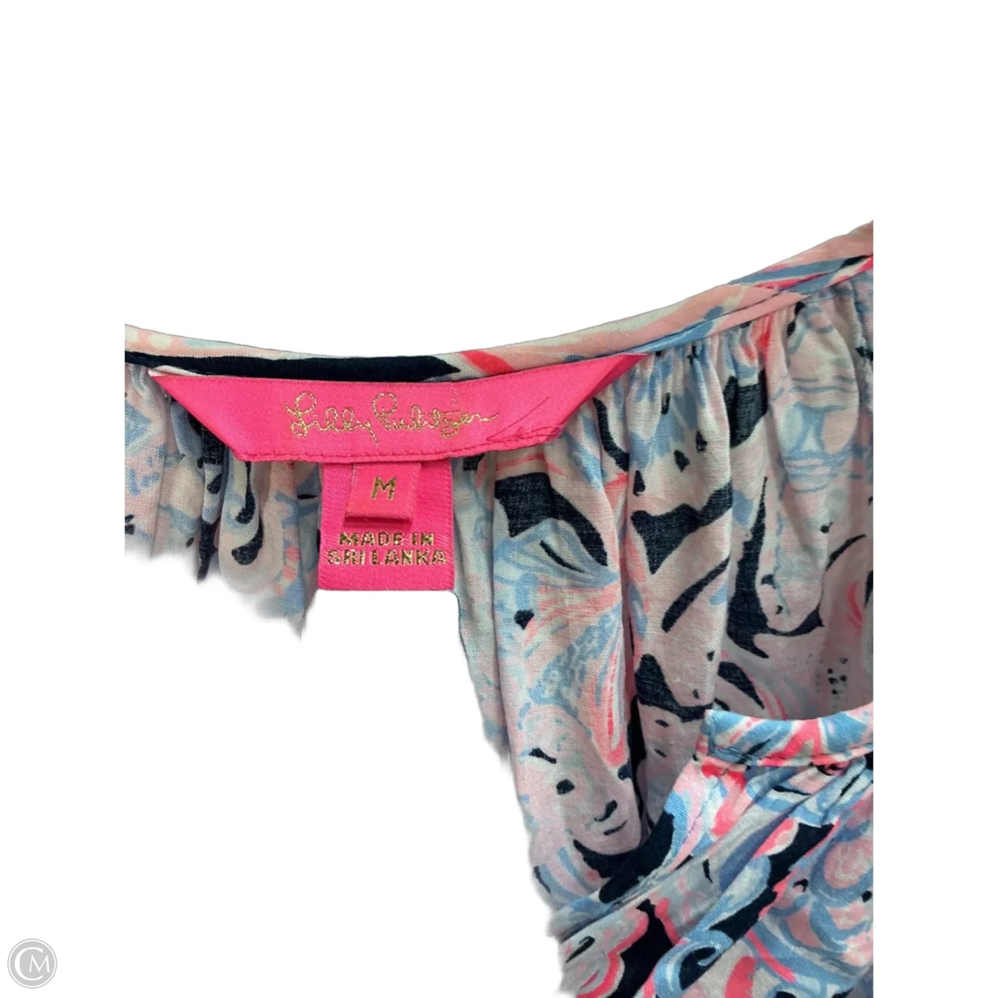 Top Long Sleeve Designer By Lilly Pulitzer In Blue, Size: M