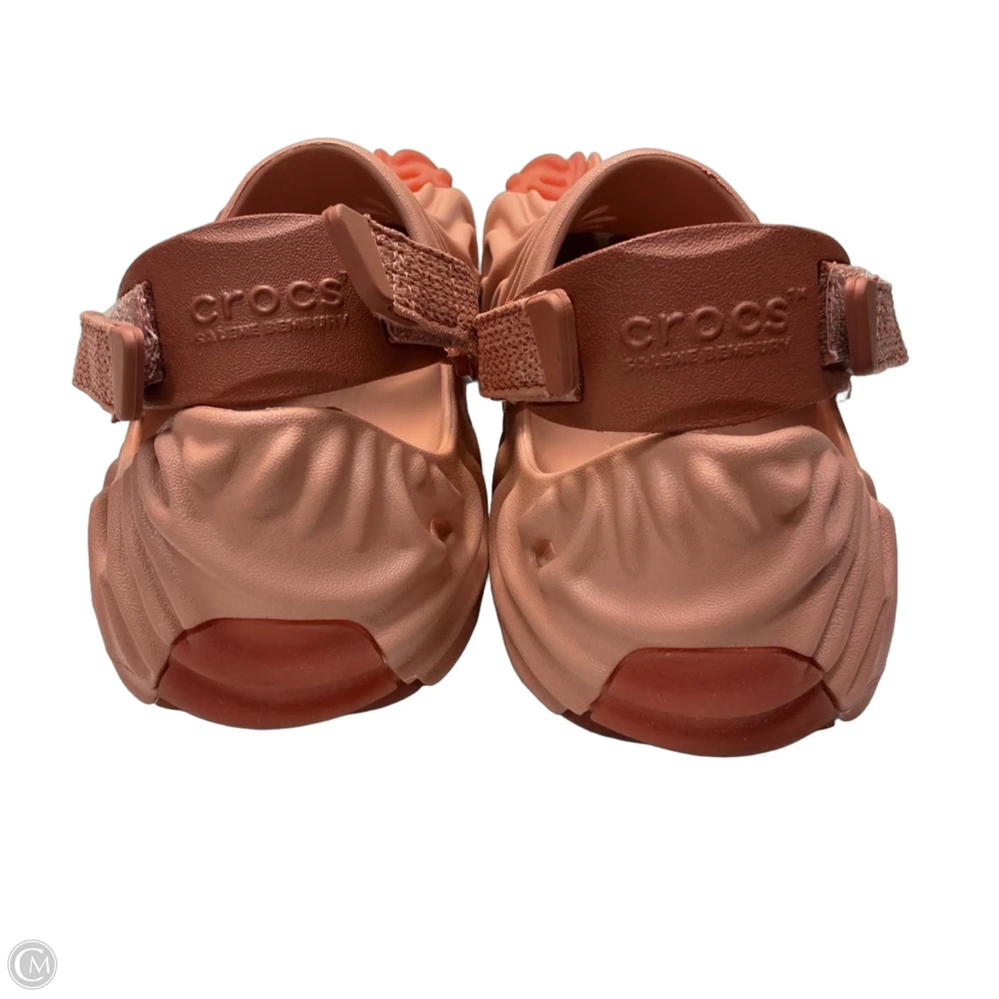 Shoes Sneakers By Crocs In Pink, Size: 9