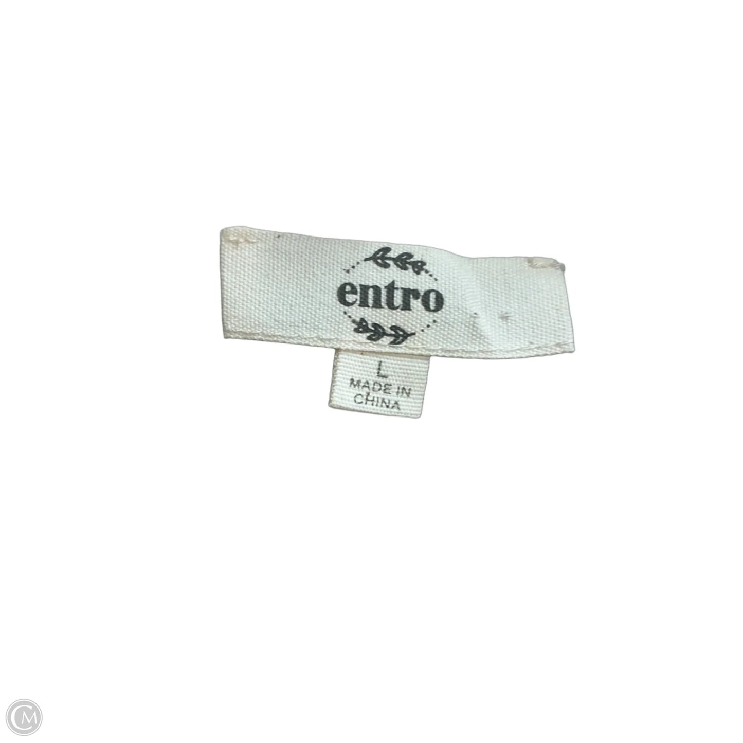 Jacket Puffer & Quilted By Entro In Cream, Size: L