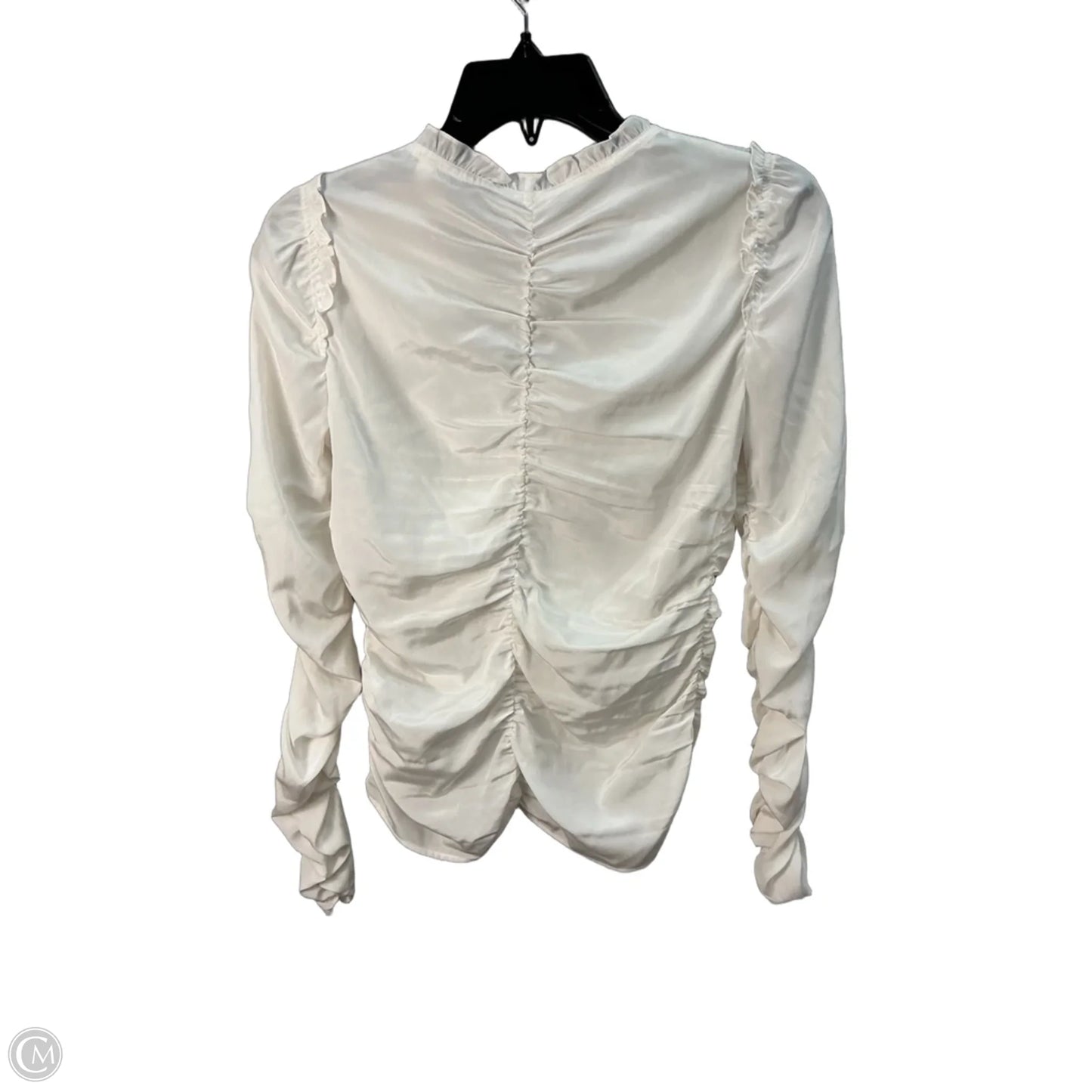 Top Long Sleeve By Alc In White, Size: S