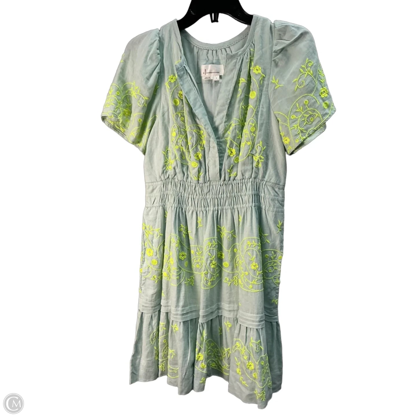 Dress Casual Midi By Anthropologie In Green, Size: S