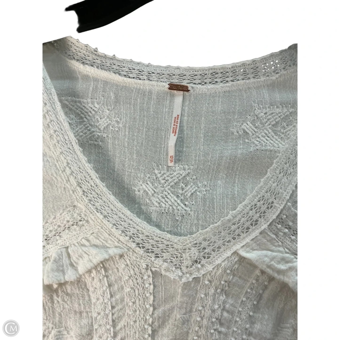 Top Long Sleeve By Free People In White, Size: Xs