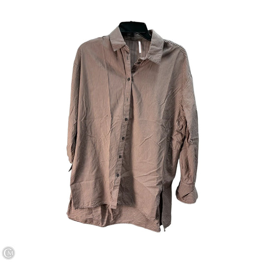 Top Long Sleeve By Free People In Striped Pattern, Size: Xs