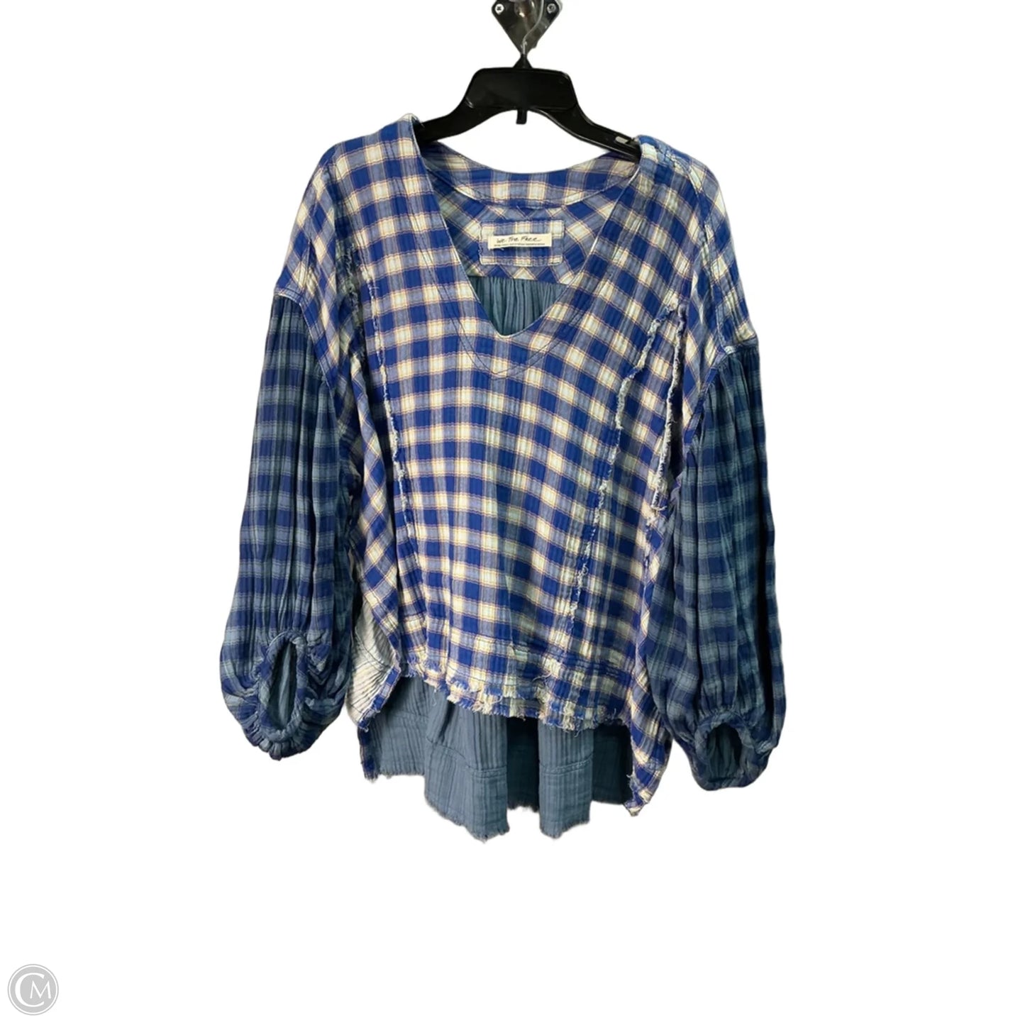 Top Long Sleeve By We The Free In Blue, Size: Xs