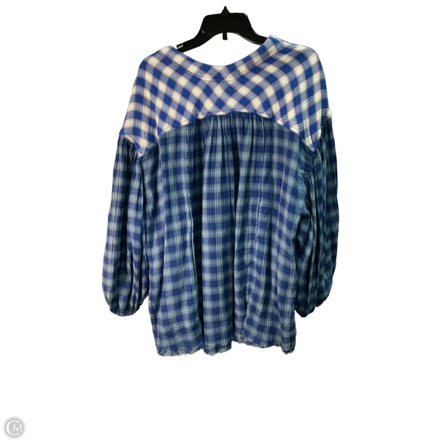 Top Long Sleeve By We The Free In Blue, Size: Xs