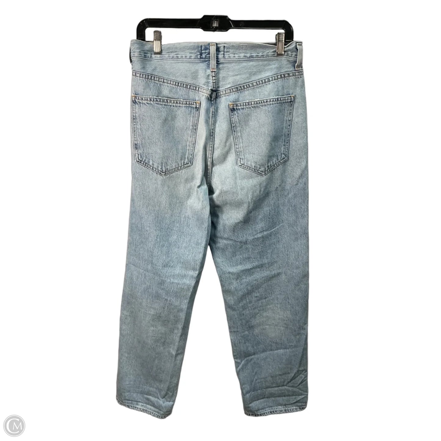 Jeans Wide Leg By Agolde In Blue Denim, Size: 6
