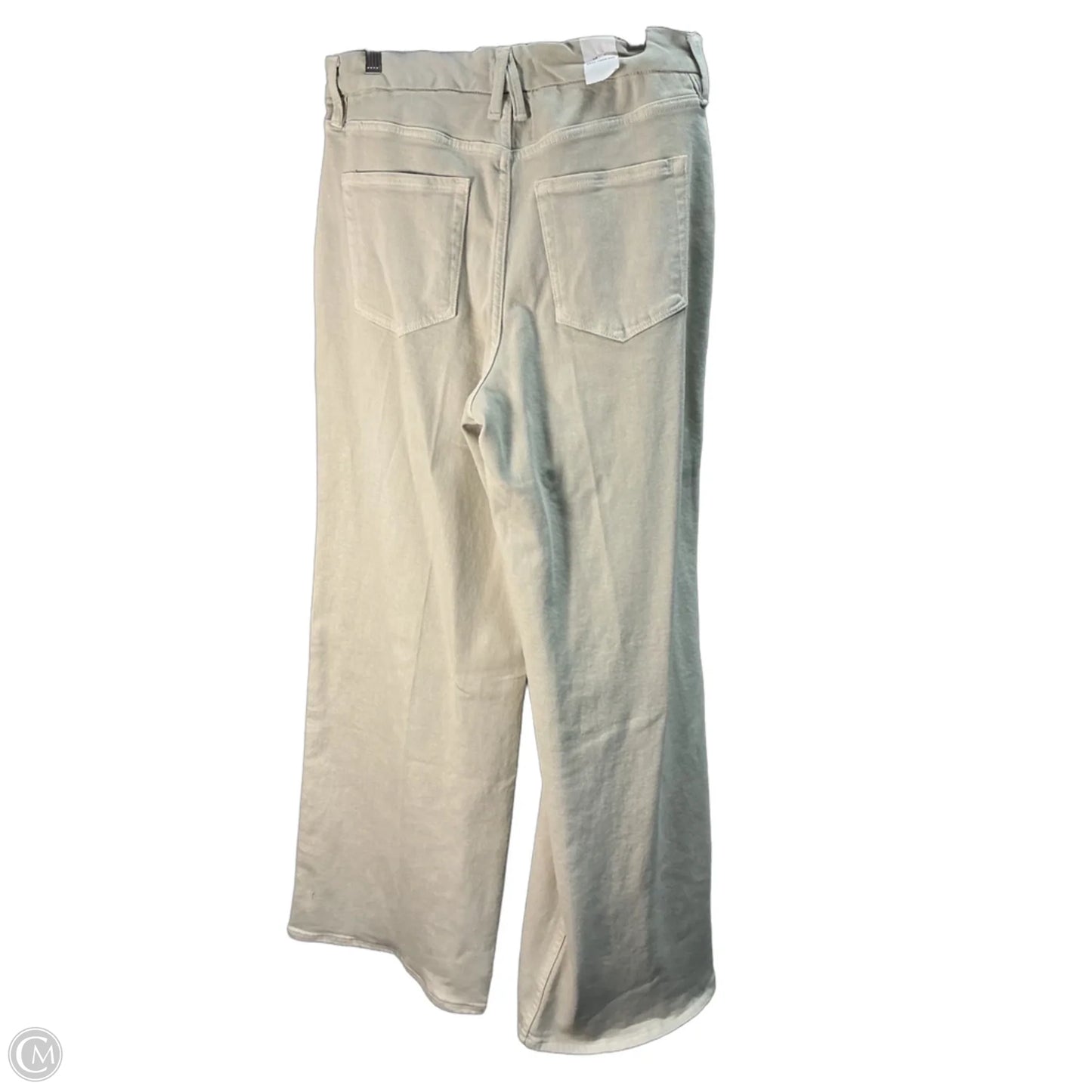 Jeans Straight By Good American In Beige, Size: 12