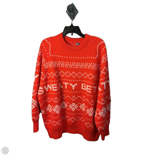 Sweater By Sweaty Betty In Red, Size: M