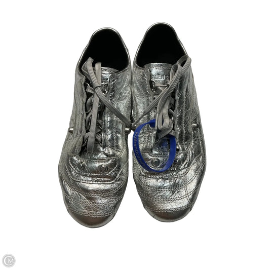 Shoes Luxury Designer By Balenciaga In Silver, Size: 8