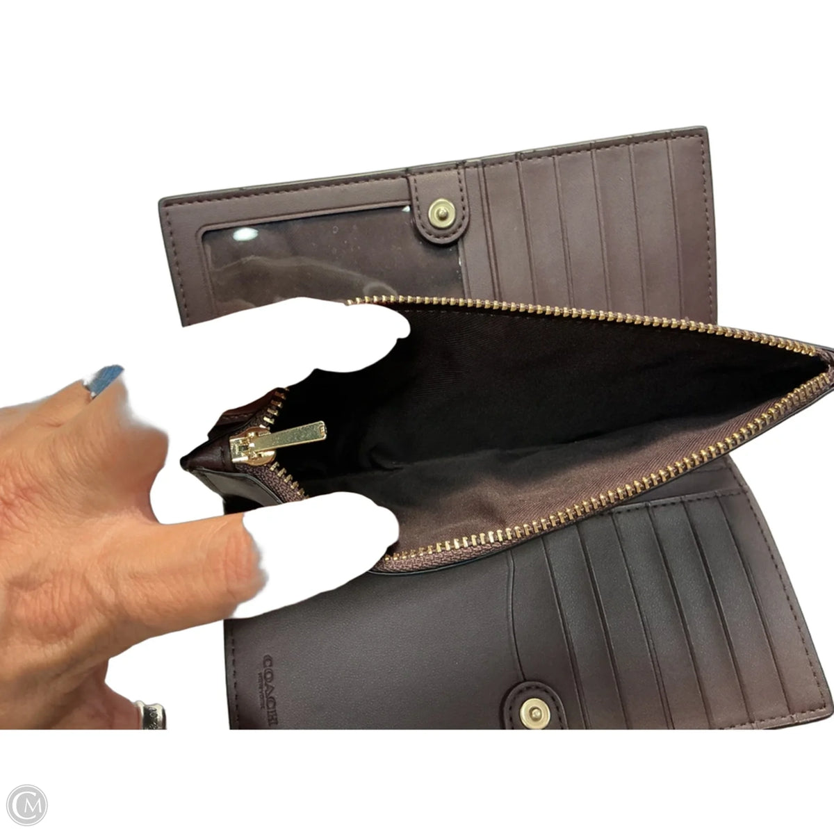 Wallet Designer By Coach, Size: Medium