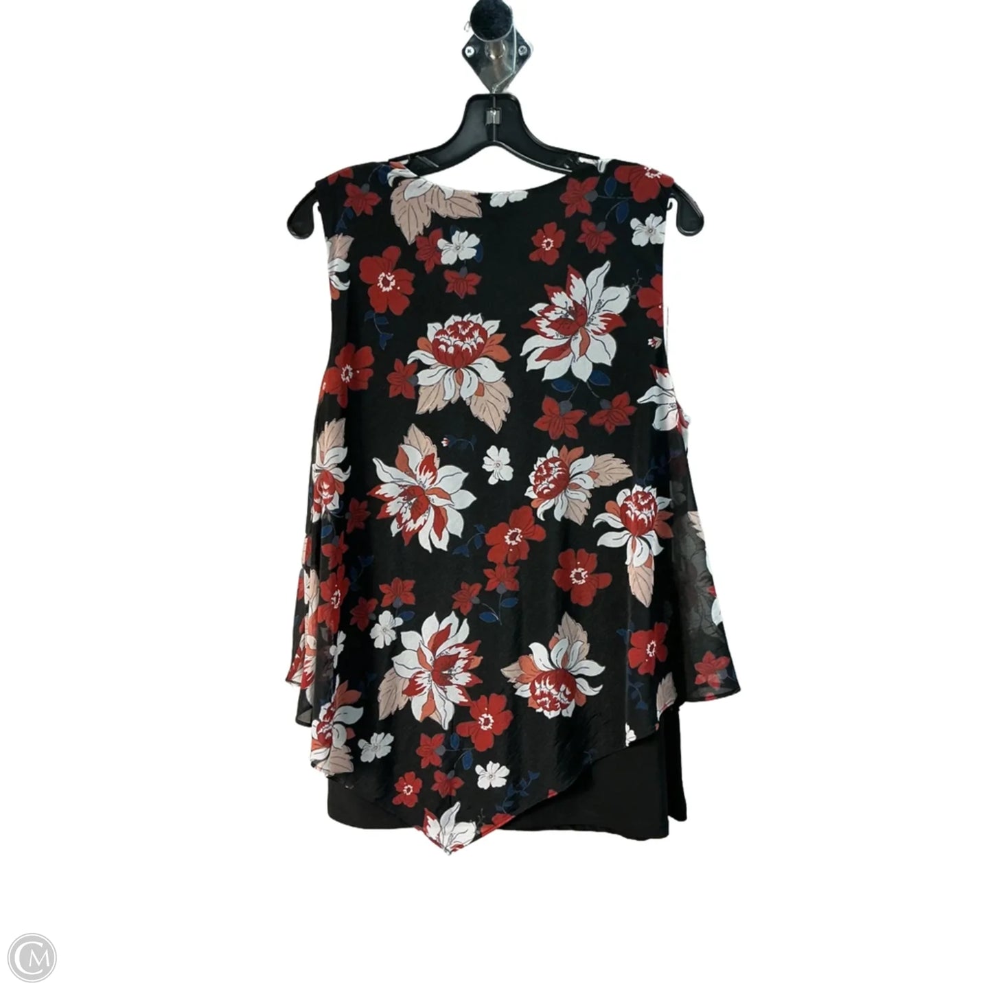 Top Sleeveless By Alfani In Black, Size: L